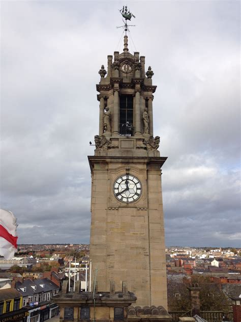 South Shields Town Hall Clock Tower Clock Tower North East England