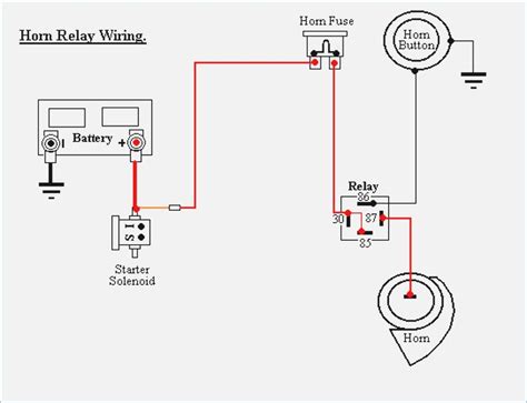Car Horn Wiring Diagram With Relay