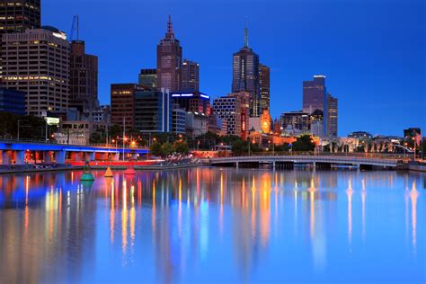 Download City Australia Man Made Melbourne Hd Wallpaper