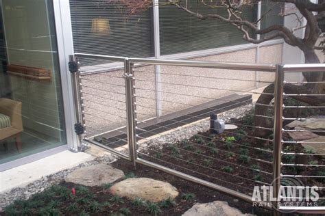 Seamless Gate Options For Cable Railings Atlantis Rail Systems