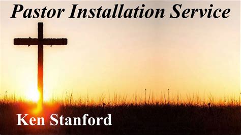 Pastor Installation Service Youtube