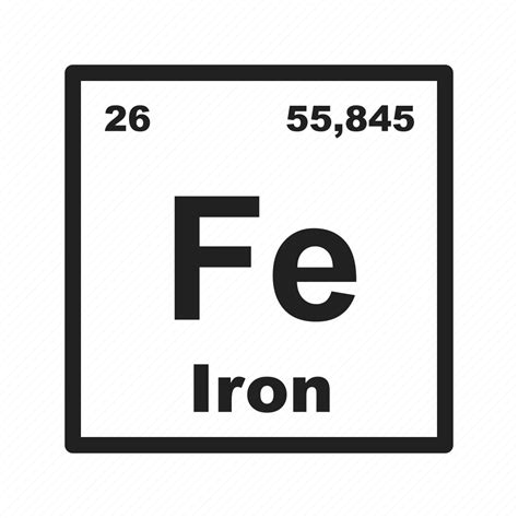 Chemical Formula Iron Laboratory Molecule Science Scientific Icon