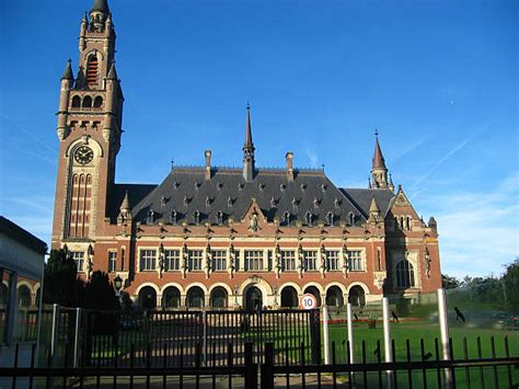 The international court of justice and highly political matters. peck, connie, and roy lee, eds. International Court Of Justice Stock Photos, Pictures ...