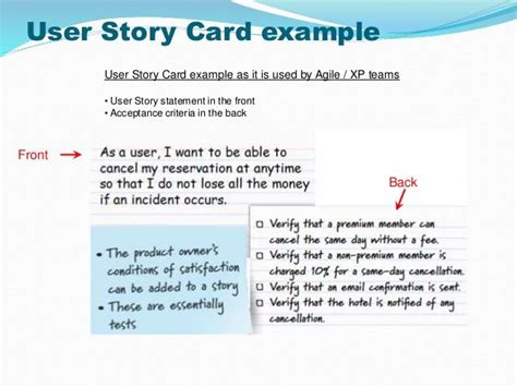 How To Write A User Story Performance Professional User Story