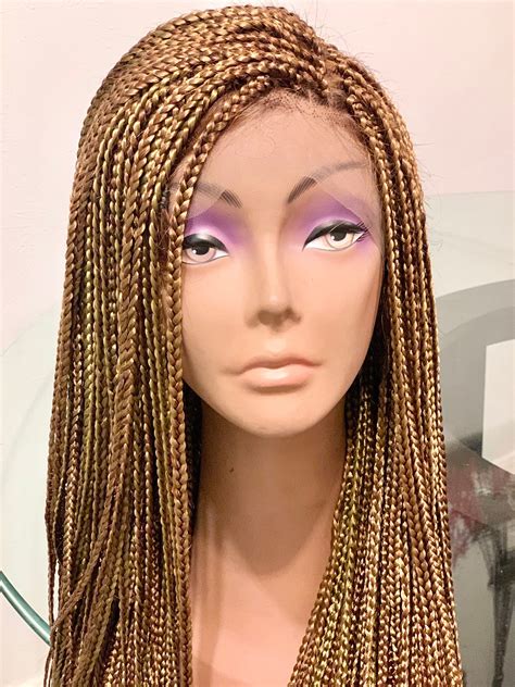 Handmade Braided Wig Etsy In 2021 Braids With Extensions Braided