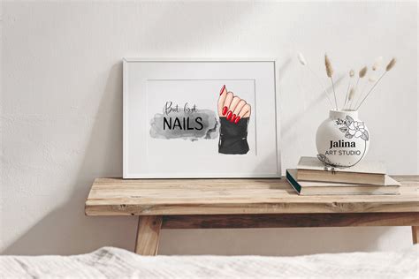 Nail Studio Decor Nail Quote But First Nails Poster Printable Etsy Uk