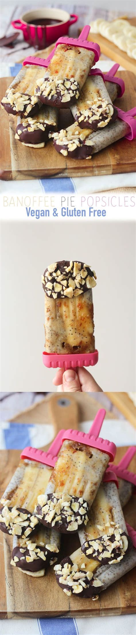 These Vegan Banoffee Pie Popsicles Are The Perfect Gluten Free Summer
