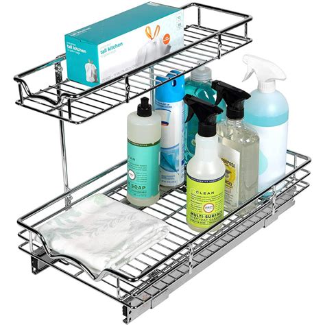 Slideout Cabinet Organizer Perfect For Vanity And Kitchen Under Sink