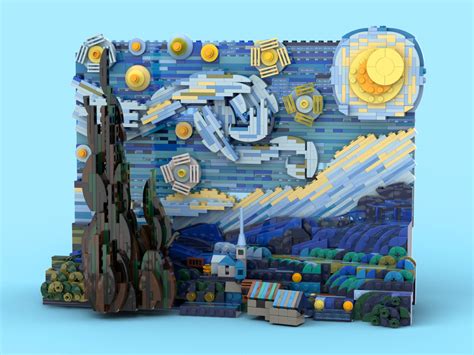 Vincent Van Goghs Starry Night Gets A 1552 Piece Lego Ideas Set
