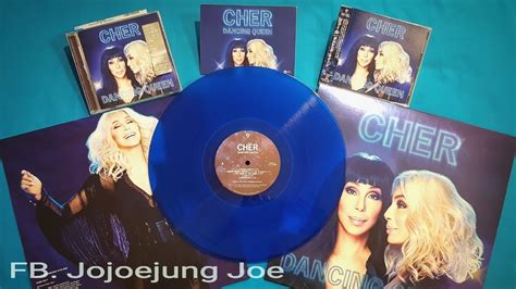 ⚜ cher 🎙 dancing queen translucent blue vinyl ⚜ youtube
