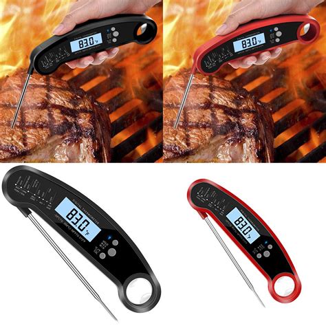 Digital Meat Thermometer Best Waterproof Instant Read Thermometer With