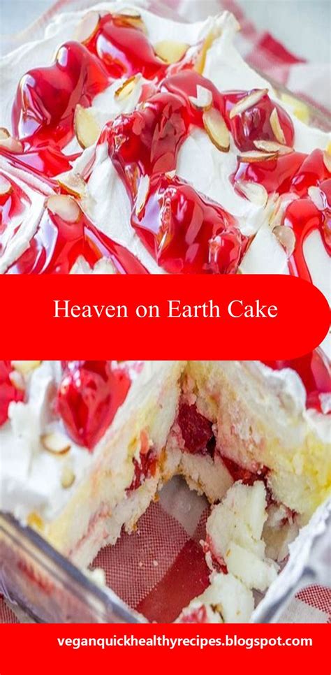 Heaven on earth cakeget the recipe here: Heaven on Earth Cake (met afbeeldingen)