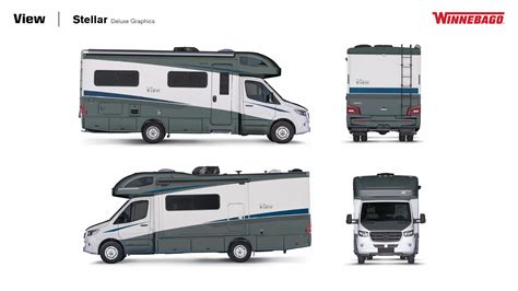 Winnebago View Exterior In Stellar Deluxe Graphics Side Front And