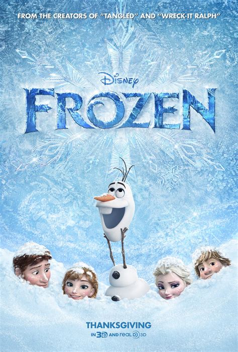 New Poster Disneys Frozen In Theaters November 27th Disneyfrozen