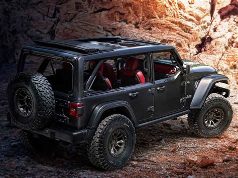 jeep wrangler rubicon  concept debuts   ford bronco