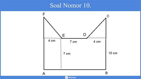 Hitunglah volume bangun ruang gabungan tersebut? Kumpulan Contoh Soal: Contoh Soal Bangun Ruang Gabungan ...