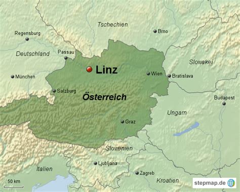 Die beliebtesten sehenswürdigkeiten in österreich auf einer karte. StepMap - Österreich-Linz - Landkarte für Österreich