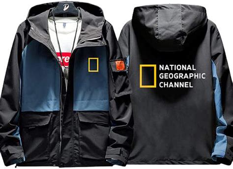 Mens Casual Jacket National Geographic Channel Discovery Channel Coat