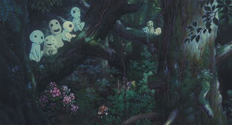 Princess Mononoke Forest Scene