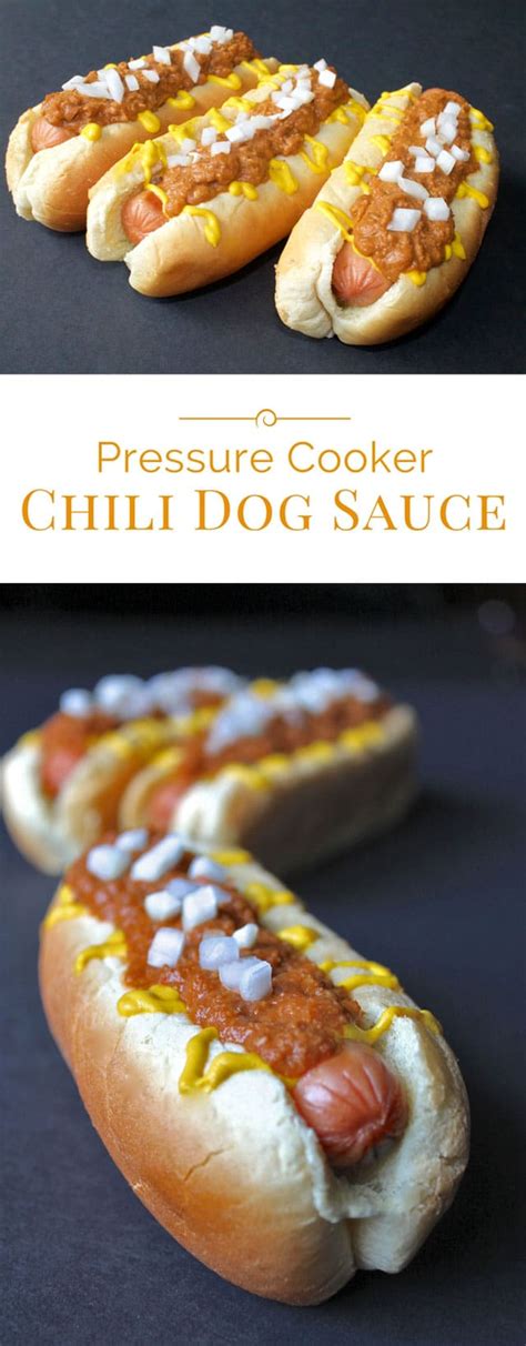Electric Pressure Cooker Instant Pot Old Fashioned Chili Dog Sauce