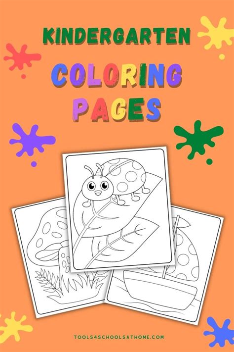 Kindergarten Coloring Pages Tools 4 Schools At Home
