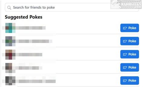 How To Poke Someone On Facebook Majorgeeks