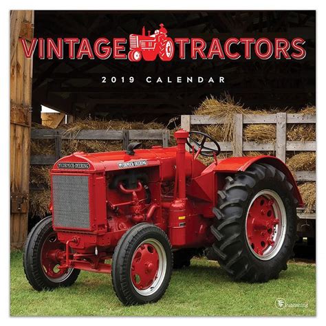 Tf Publishing 2019 Vintage Tractors Wall Calendar Volkswageniltis