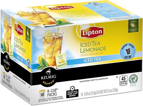 Lipton Iced Tea K Cups Lemonade 10 Ct Amazonca Grocery