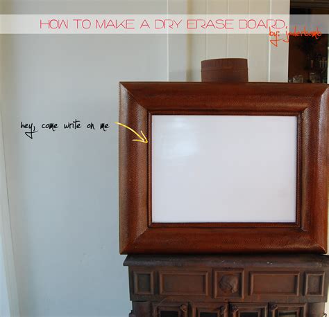 Here's a great organization idea! DIY Dry Erase Board - Tutorial - JADERBOMB