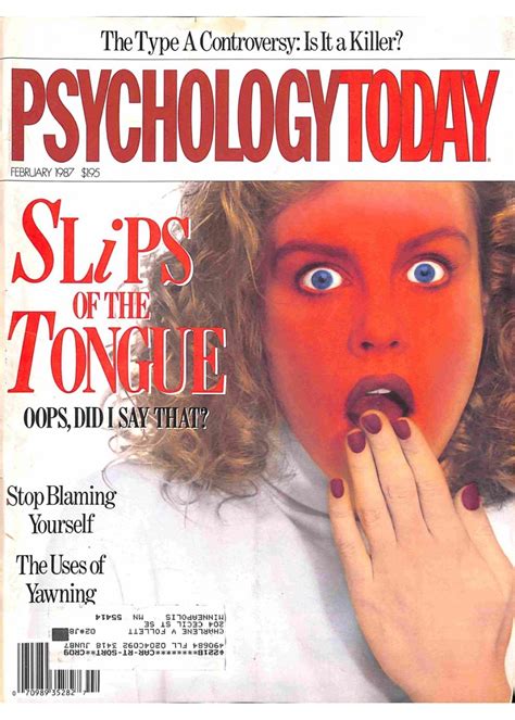 Psychology Today Magazine February 1987