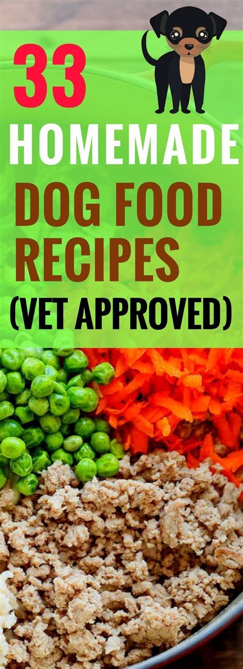 Unhappy with commercial dog food? 33 Best Homemade Dog Food Recipes that are Vet Approved ...