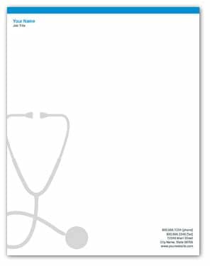 Create the professional medical care letterhead letterhead and catch your readers' attention in seconds with fotor's letterhead generator. Doctor's Stethoscope Letterhead - Letter Size - 8.5 x 11 ...