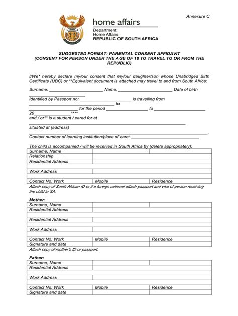 Bi 1355 Affidavit For Visa Purposes Form Fill Out And Sign Printable