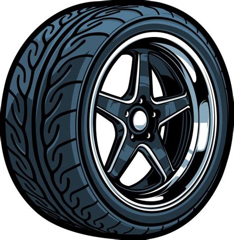 Tired Cartoon Car Cartoon Tire Vector Vector Art Tire Art Niklas