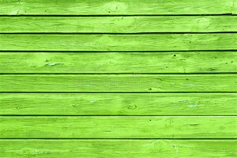 The Old Green Wood Texture With Natural Patterns Stock