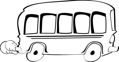 Autobus Omalovánka k vytisknutí, Obrázek k tisku zdarma