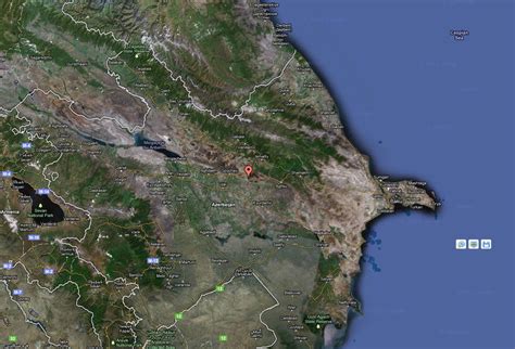 Azerbaijan Map And Azerbaijan Satellite Images