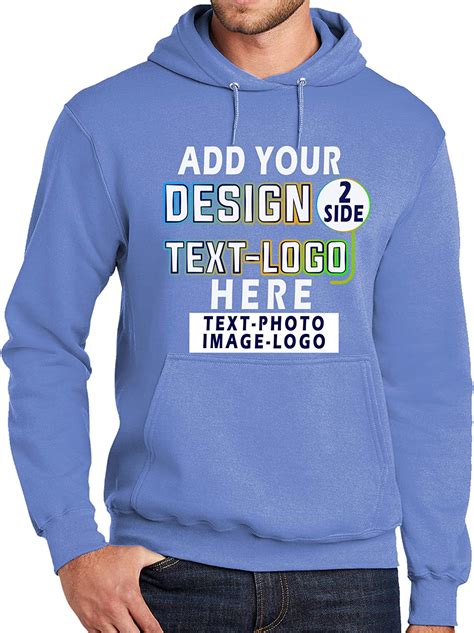 Custom Hoodie Add Your Photo Text Design Your Own