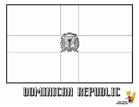 Bandera De Republica Dominicana Para Colorear Kulturaupice