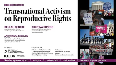 Human Rights In Practice Transnational Activism On Reproductive Rights Youtube