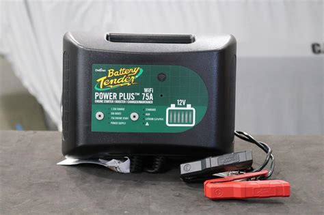 Designed to fully charge a battery and maintain it at proper storage voltage without the damaging effects caused by trickle chargers. Battery Tender Power Plus 75A Booster Battery Charger with ...