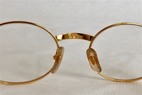 Cartier Giverny 22k Gold Vintage Glasses Precious Wood New Old