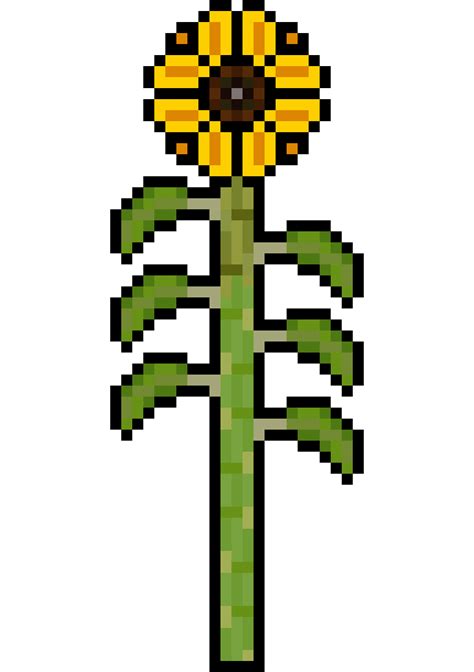Sunflower Pixel Art