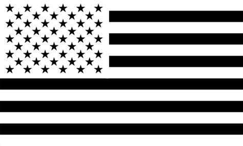 American Flag Sticker White And Black Weapon Stickers