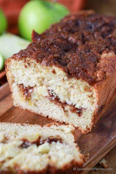 Whole wheat flour gives this eggless apple cinnamon bread an extra boost of protein and fiber. Warm Apple Bread {Apple Pie Bread With Cinnamon}
