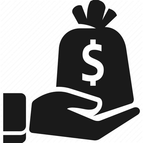 Dollar Hand Money Money Bag Icon