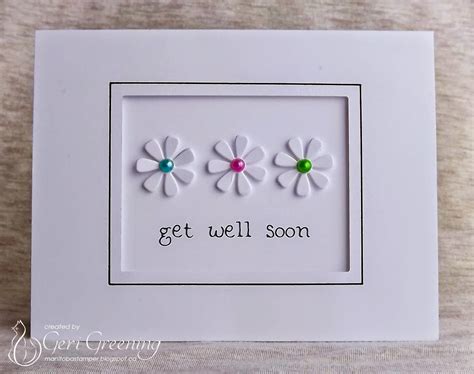 Make sure to check out her blog. Manitoba Stamper: Card Concept #29 - Get Well Soon