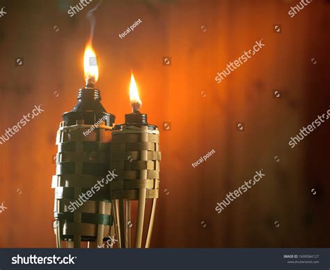 Bamboo Torch Pelita Icon Hari Raya Stock Photo 1699584127 Shutterstock