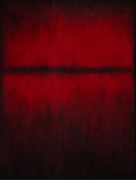 La Nuit Blanche Mark Rothko Red Abstract Via