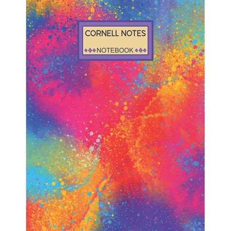 Cornell Notes Notebook College Ruled Cornell Notebook Paper Index And